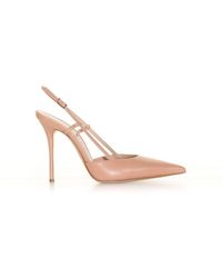 Casadei - Pointed Toe Slingback Pumps - Lyst