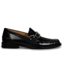 Fendi - O'lock Leather Loafer - Lyst