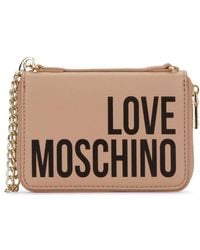 Love Moschino - Logo-printed Zipped Wallet - Lyst