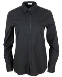 Brunello Cucinelli - Long-Sleeved Shirt - Lyst