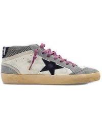 Golden Goose - Distressed Lace-up Sneakers - Lyst