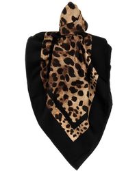 Dolce & Gabbana - 'Leopard' Scarf - Lyst