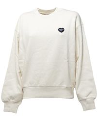 Carhartt - Logo-Patch Crewneck Sweatshirt - Lyst