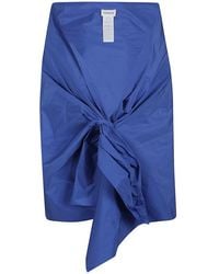 P.A.R.O.S.H. - Wrap Detailed Asymmetric Skirt - Lyst