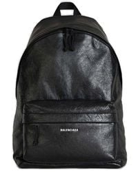 Balenciaga Wheel Logo Nylon Backpack in Black for Men | Lyst Balenciaga Wheel Logo Nylon Backpack in Black for Men | Lyst