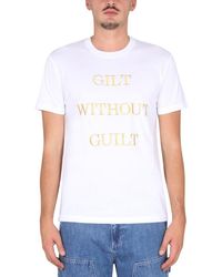 Moschino - "Guilt Without Guilt" T-Shirt - Lyst