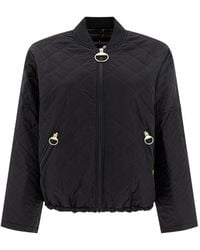 Barbour - Emlyn Quilted Bomber Jacket - Lyst