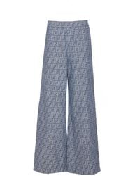 Fendi - Ff Logo Pants - Lyst