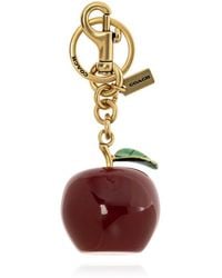 COACH - Small Apple Bag Charm - Lyst