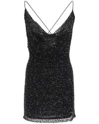 retroféte - 'billie' Dress With Beads And Sequins - Lyst