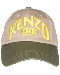 KENZO - Logo Embroidered Curved-peak Baseball Cap - Lyst