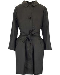 Max Mara Belted Trench Coat - Green