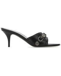 Balenciaga - Cagole Heeled Sandals - Lyst