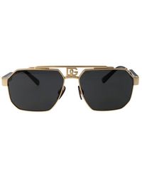 Dolce & Gabbana - Aviator Sunglasses - Lyst