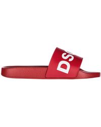womens dsquared sliders