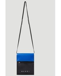 Marni Phone Holder Neck Strap Bag - Blue