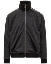 Versace - Techno Allover Track Sweatshirt - Lyst