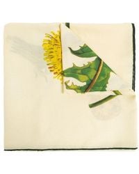 Burberry - Floral Scarf, - Lyst