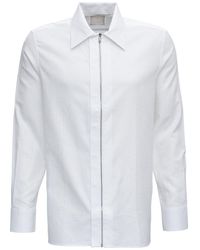 Givenchy 4g Jacquard Cotton Shirt - White