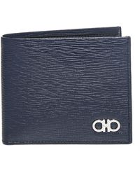 ferragamo wallet blue