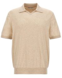 Brunello Cucinelli - Knitted Shirt Polo - Lyst