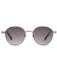 Moncler - Round Frame Sunglasses - Lyst