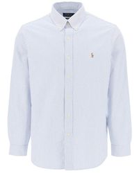 Polo Ralph Lauren - Oxford Shirt In Striped Cotton - Lyst