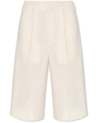 Lemaire - High-Waisted Shorts - Lyst