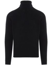 black turtleneck sweater mens