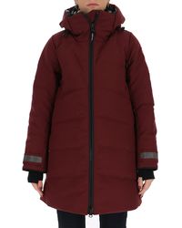 Canada Goose Hooded Down Parka - Red