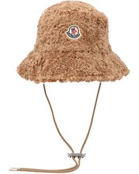 Moncler Teddy Bucket Hat - Natural