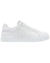 Dolce & Gabbana - Strobel Portofino Low-Top Sneakers - Lyst