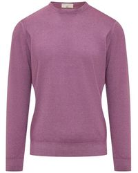 FILIPPO DE LAURENTIIS - Crew Neck Knit Top - Lyst