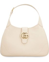 Gucci - Aphrodite Embellished Leather Shoulder Bag - Lyst