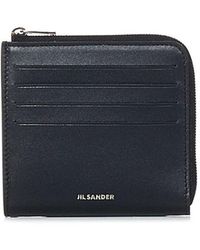 Jil Sander - Logo Embossed Zipped Wallet - Lyst