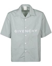 Givenchy - Logo Printed Short-sleeved Shirt - Lyst