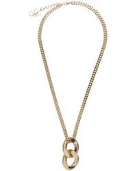 JW Anderson - Chain Link Pendant Necklace - Lyst