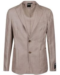 Zegna - Single-breasted Long-sleeved Blazer - Lyst