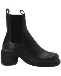 Jil Sander - Round-toe Ankle Boots - Lyst