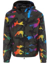 Valentino Camouflage Print Jacket - Multicolour