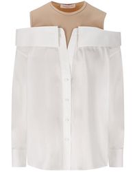 Valentino - Layered Long-sleeved Shirt - Lyst