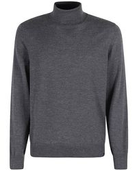 Fay - Turtleneck Knit Sweater - Lyst
