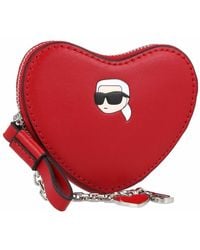 Karl Lagerfeld - Heart-shaped Coin Purse - Lyst