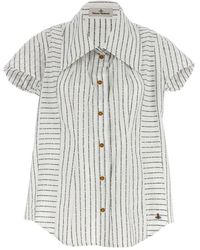 Vivienne Westwood - Striped Short-sleeved Shirt - Lyst