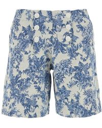 Saint James - Printed Bermuda Shorts - Lyst