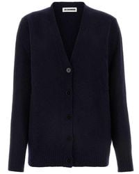 Jil Sander - Wool Cardigan - Lyst
