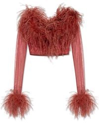 Oséree - Feathered Top - Lyst