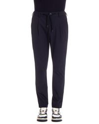Herno - Tapered Leg Drawstring Trousers - Lyst