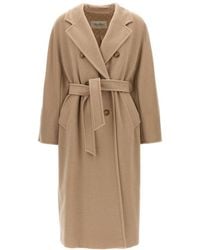 Max Mara - Madame Double-Breasted Belted Coat - Lyst