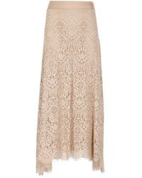 D.exterior - Lace Midi Skirt - Lyst